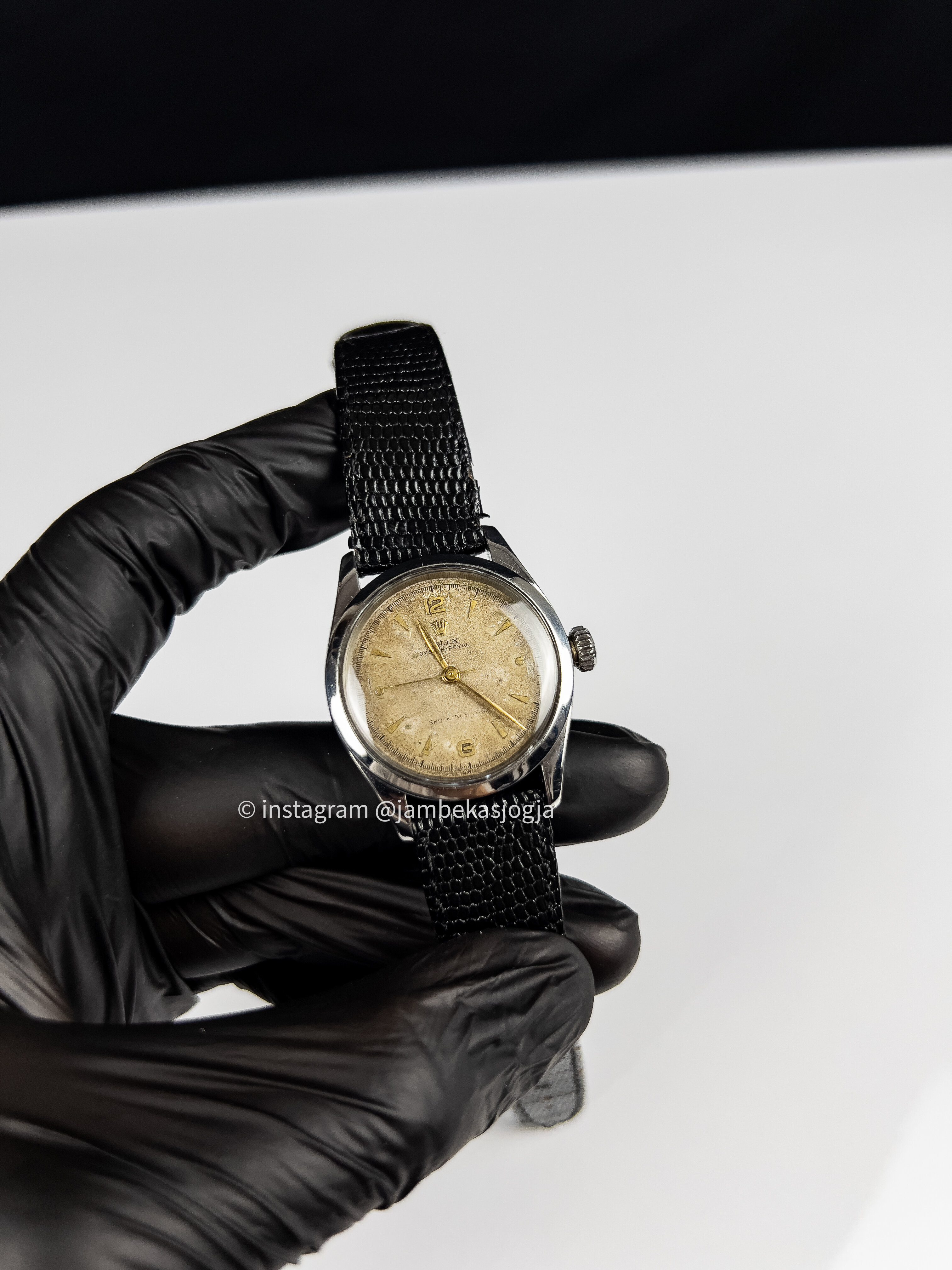 (SKU 105) Rolex oyster circa 1952 vintage watch Cal 710 Ref 6244 Manual Wind