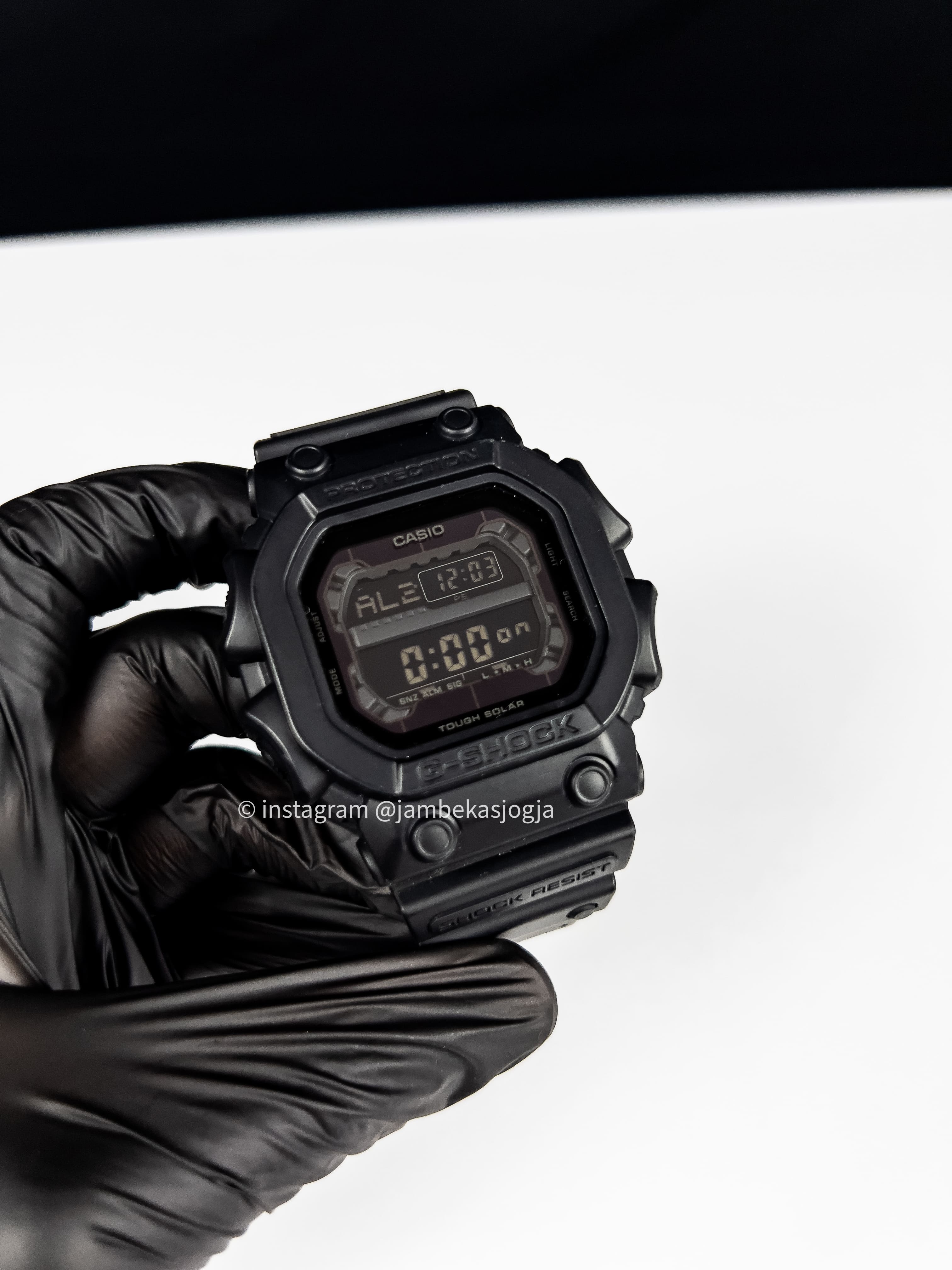 (SKU 194) Casio G-Shock GX-56BB-1DR King Kong Solar Powered WR 200M Digital Dial Black Resin Band