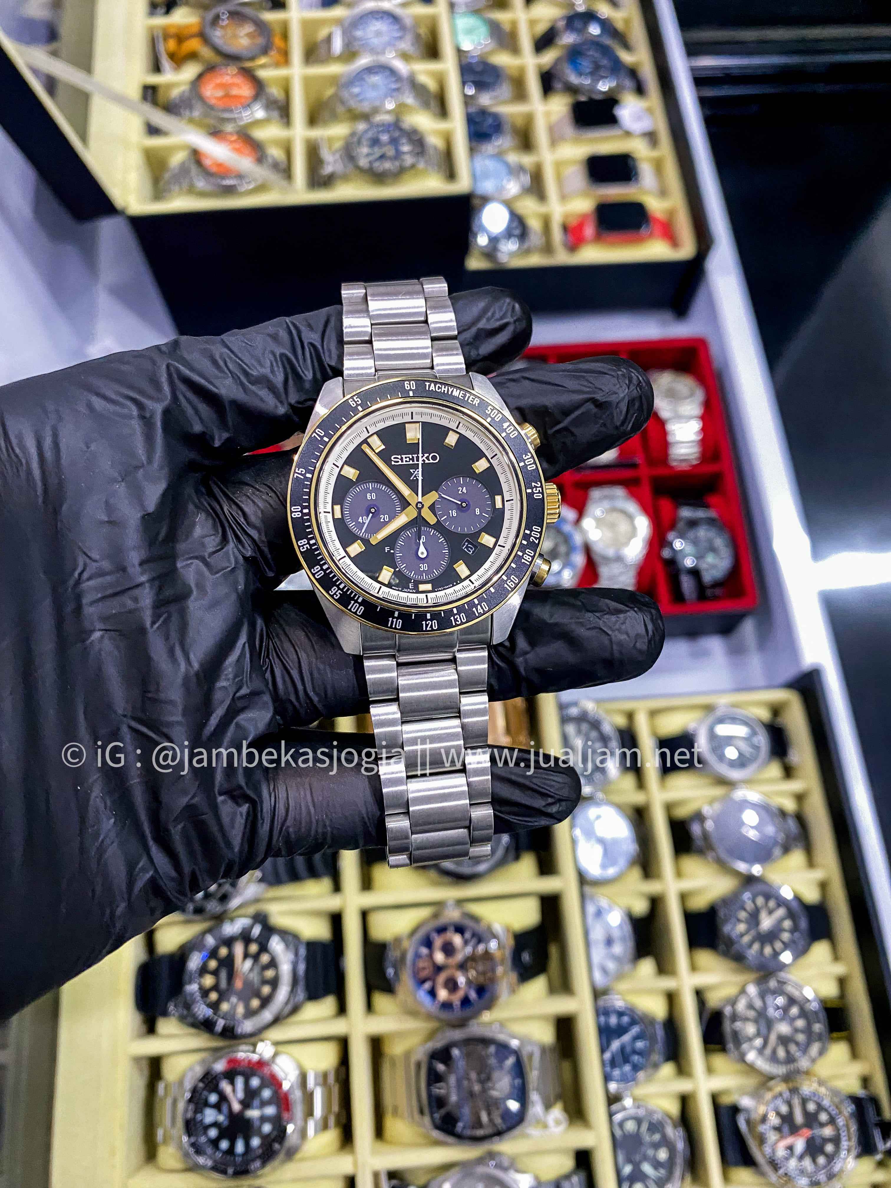(SKU 2) Seiko Prospex SSC941P1 Circuit Race SeiTona Speedtimer Solar Chronograph Stainless Steel Strap GARANSI RESMI OKTOBER 2027